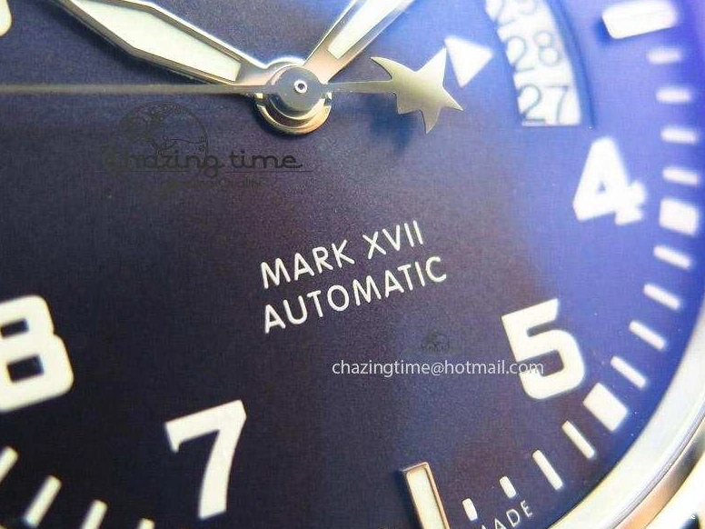 MIROTIME 0405 Mark XVII Le Petit Prince MK Maker 1:1 Best Edition SS Blue Dial A2892 On Brown Leather Strap GoodFit 7379